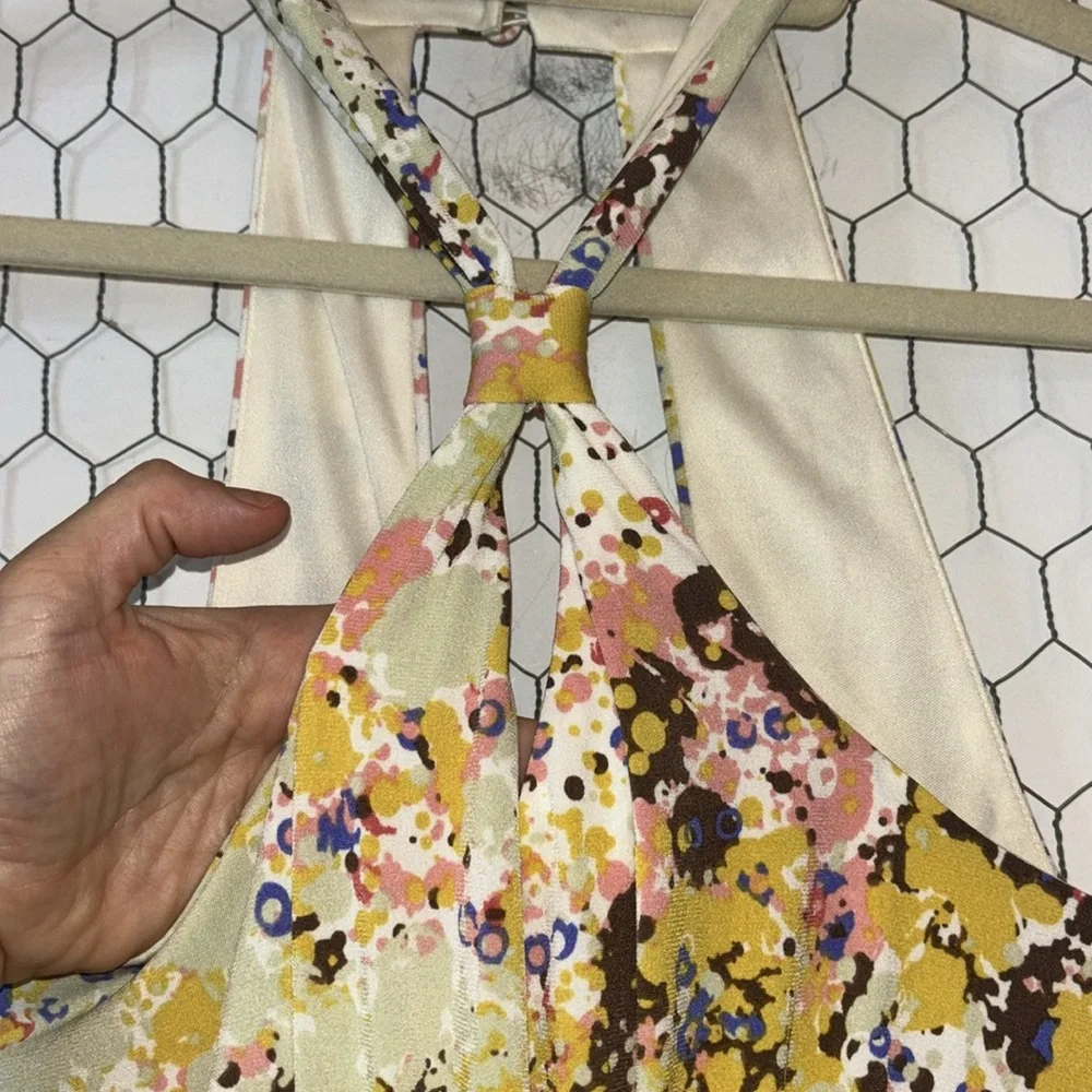 NWT Guess Winona Multicolor Maxi Dress - Picture 3 of 15